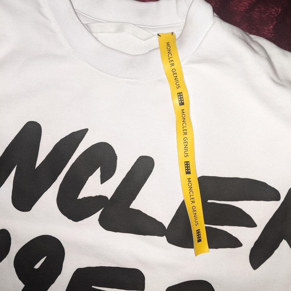 Mens White Moncler 1952 Large Sweatshirt - Picture 5 of 9